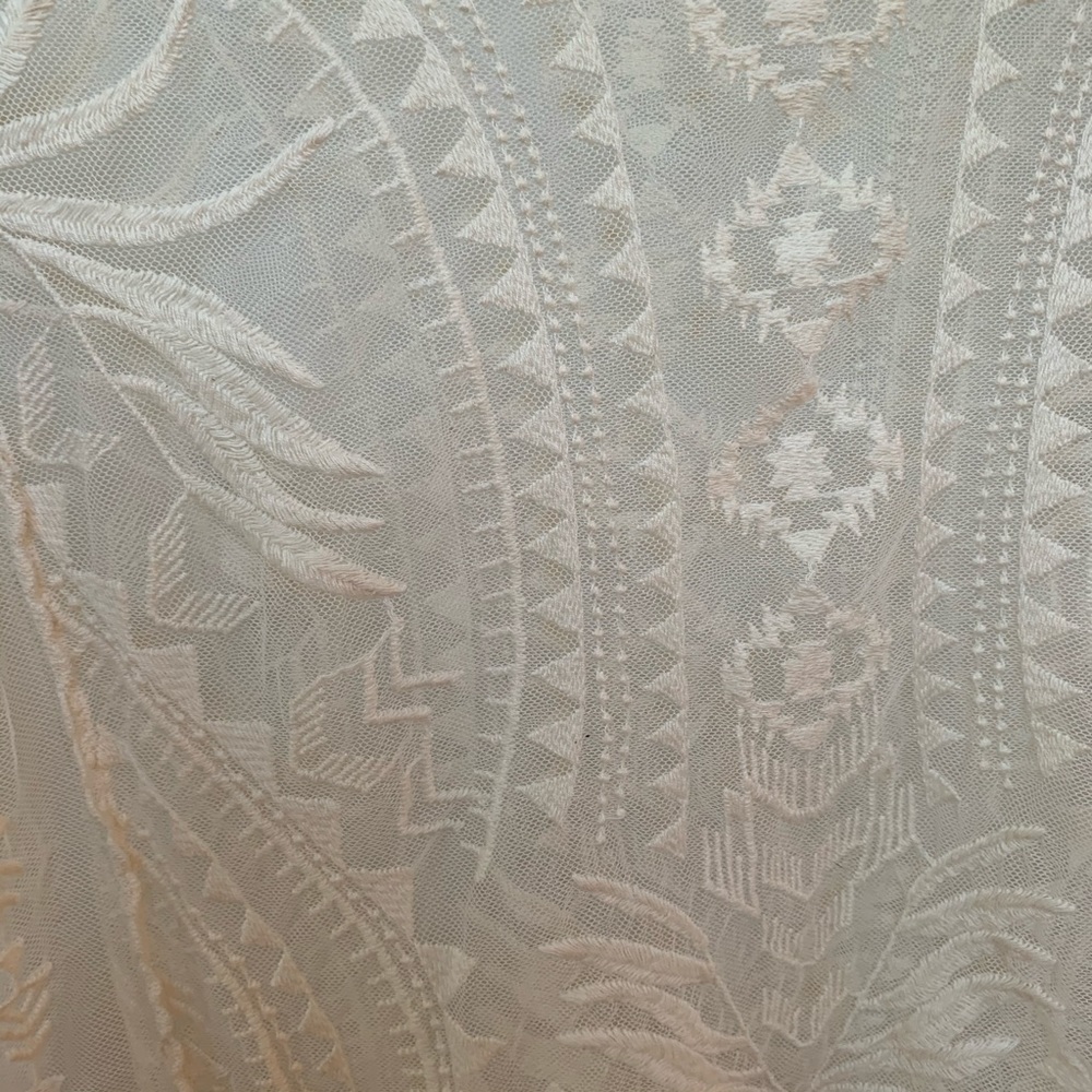 Beautiful Sheer White Blouse